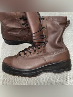Belleville 330ST Steel Toe Leather Flight Boots Brown Men's Size 10.5 D NWOB